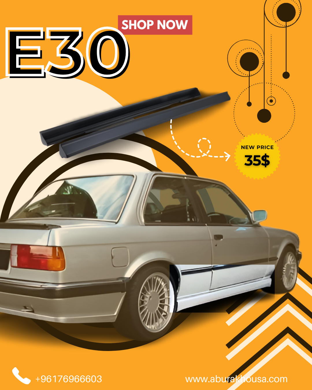 side skirts for Bmw E30