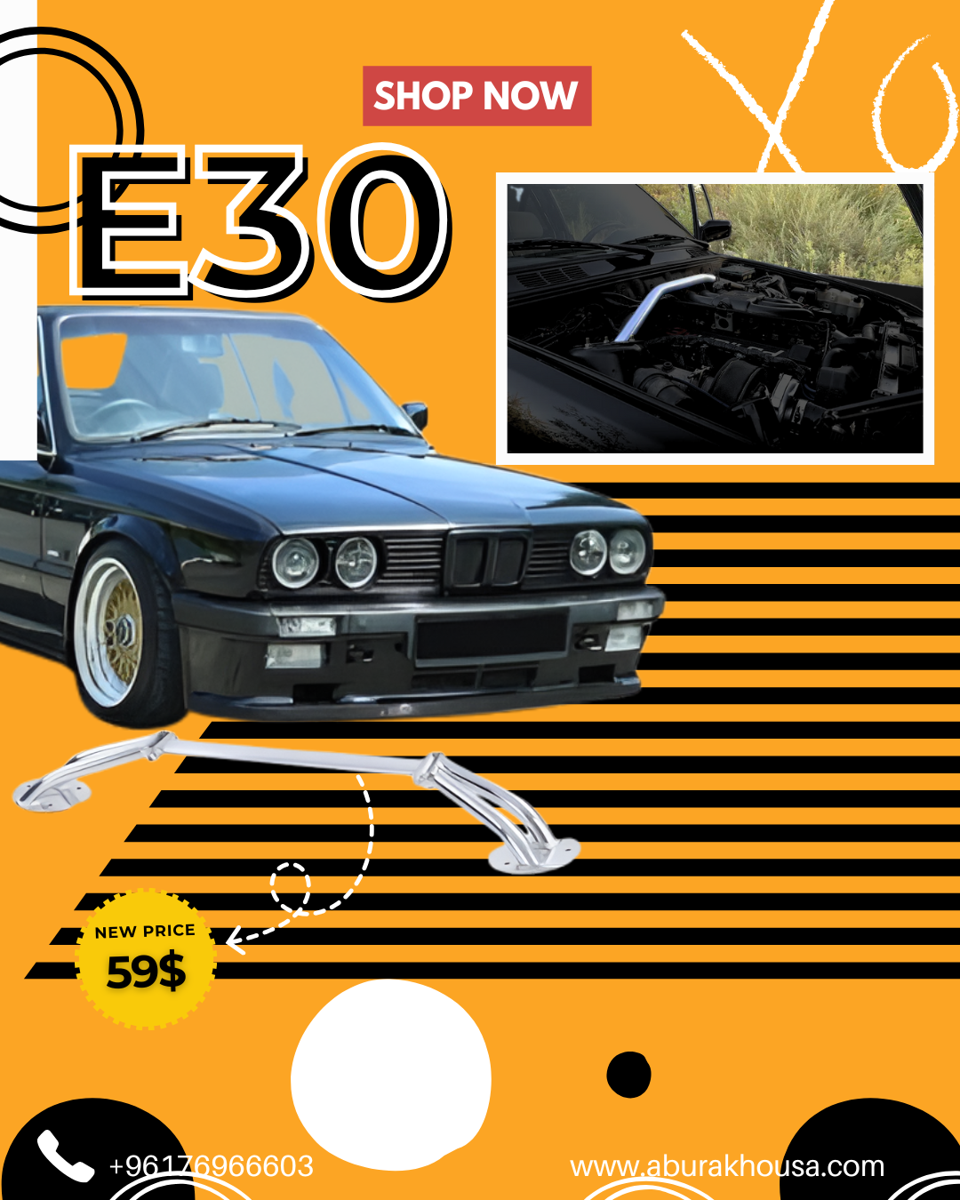 Strust Bar For Bmw E30