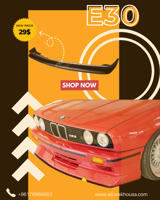 Front Lip For Bmw E30 Evo Style