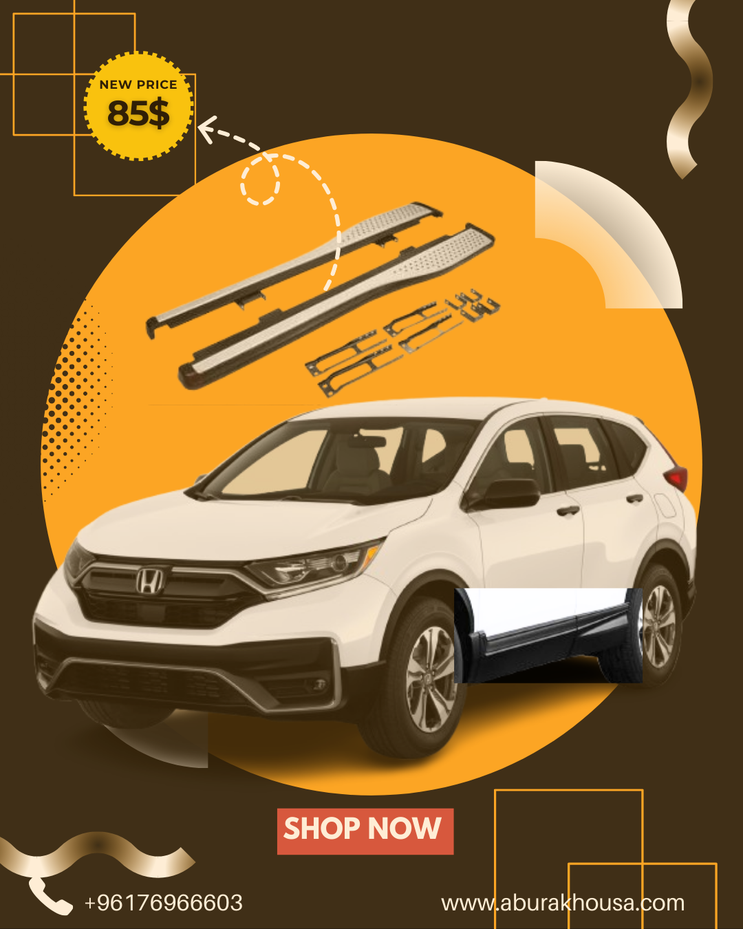 Original Side Skirts For Honda Cr-v 2012