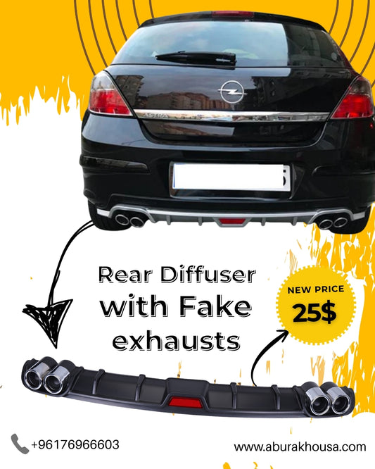 Diffuser with Fake Exhausts