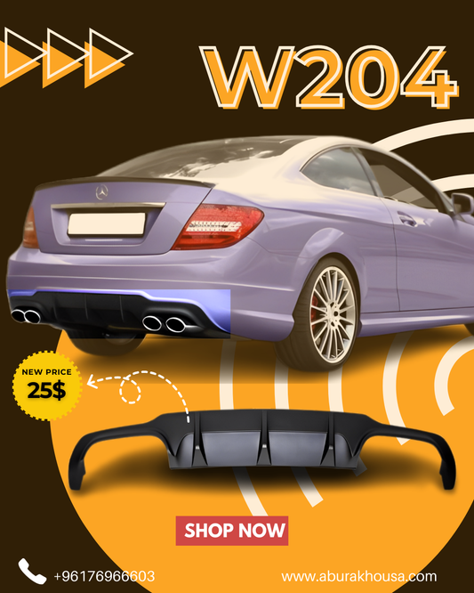 Diffuser For Mercedes W204