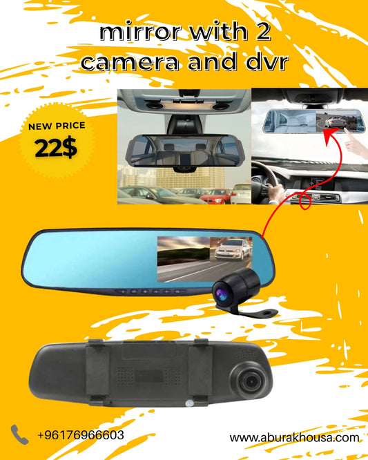 Mirror with 2 Cameras and DVR
