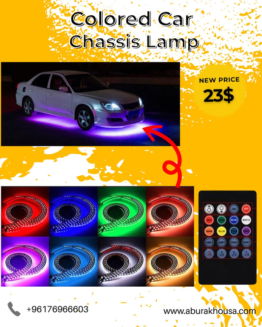 Colored Car Chassis Lamp
