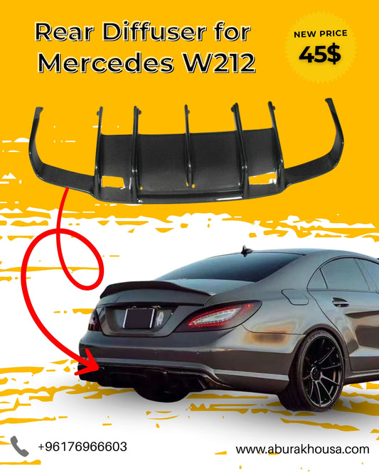 Rear Diffuser Mercedes W212