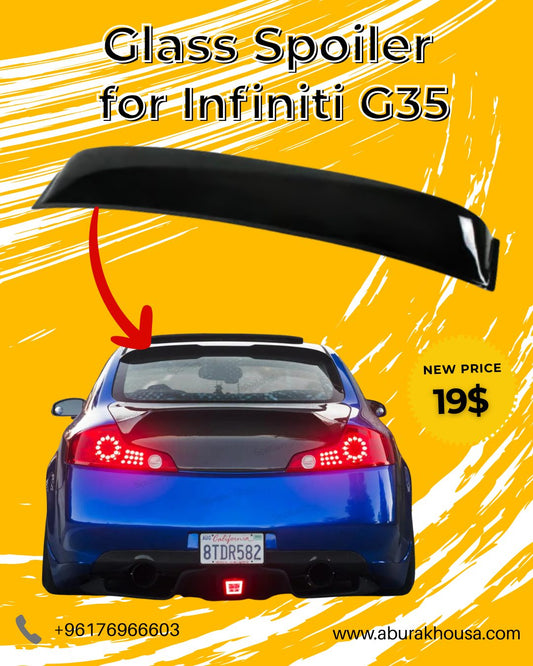 Glass Spoiler Infiniti G35