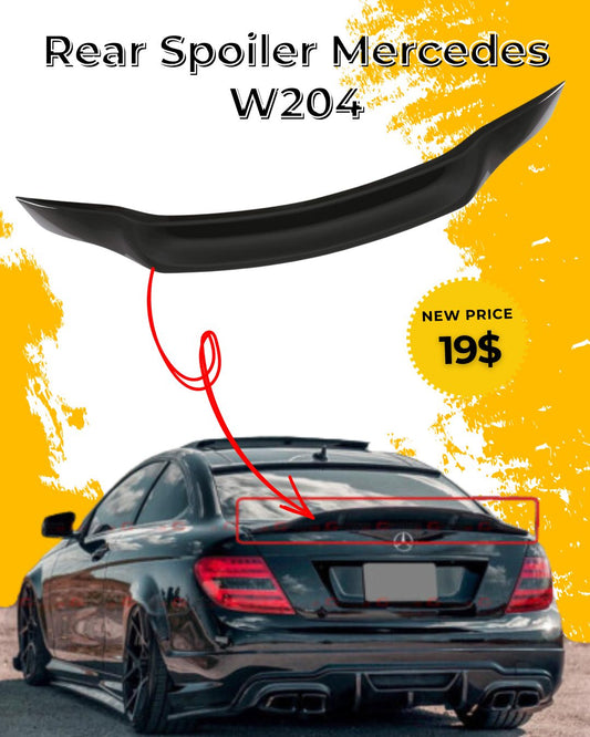 Rear Spoiler Mercedes W204