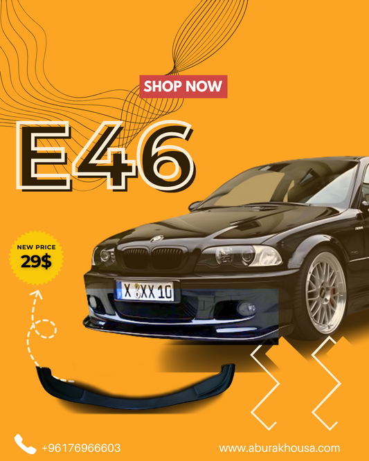 Front Lip For Bmw E46 MTC
