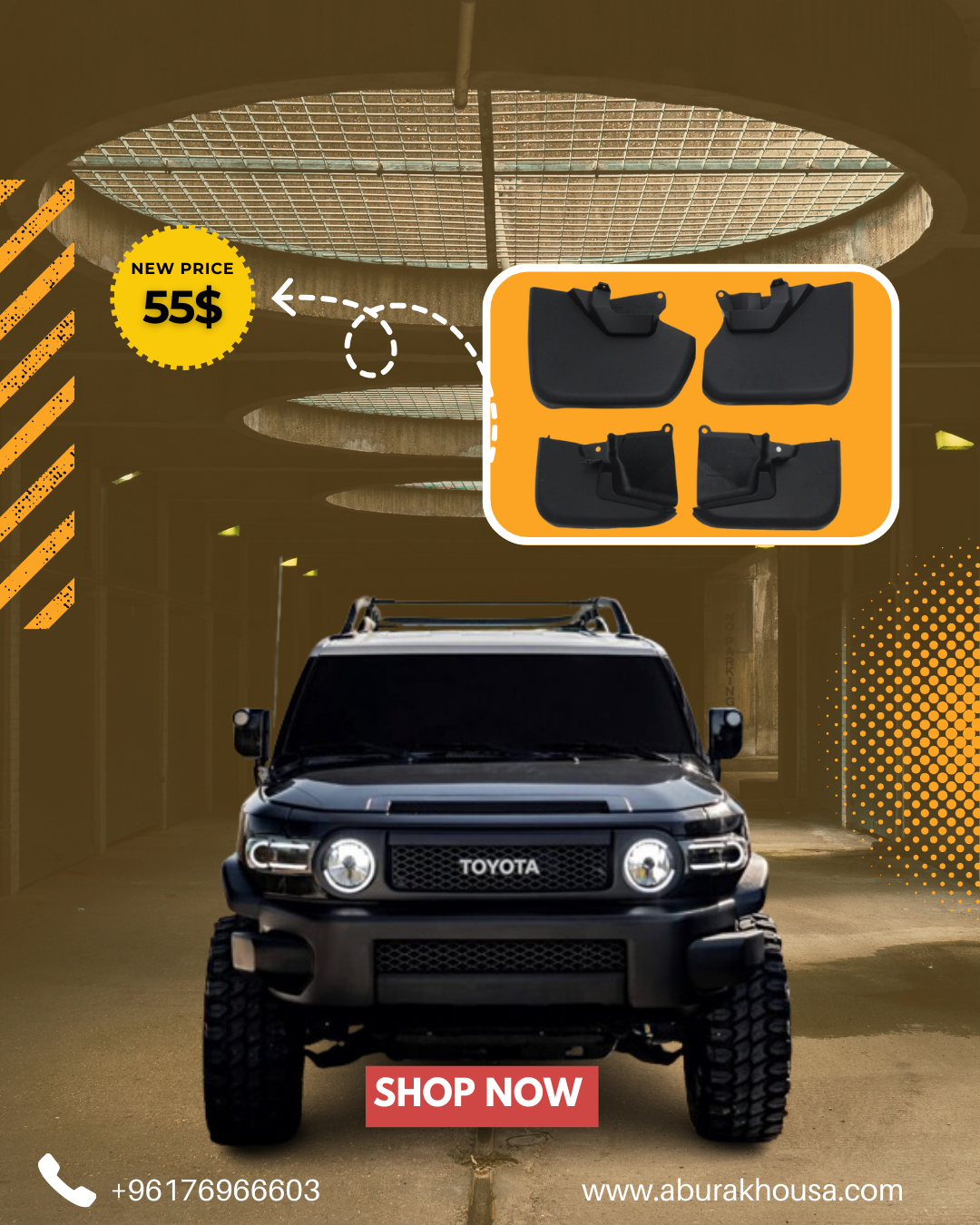 Mud Flap For Toyota Fj