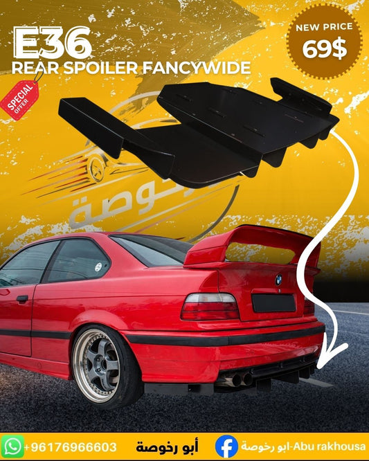 BMW E36 Rear Diffuser FancyWide
