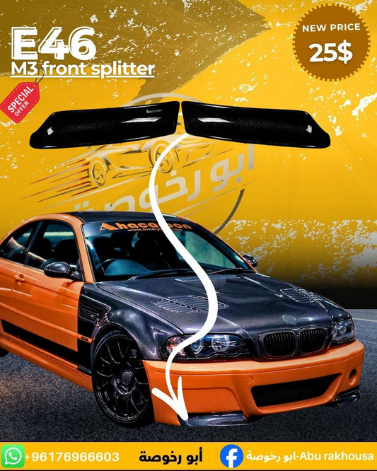 BMW E46 M3 Front Splitter