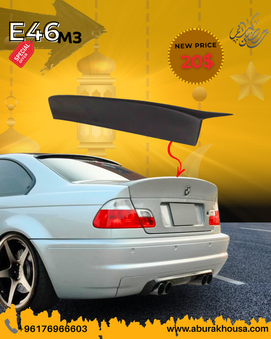 Rear Spoiler For Bmw E46