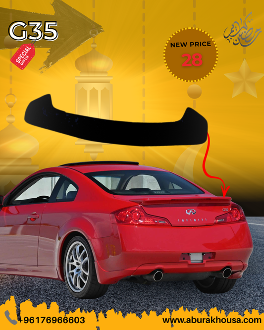 g35 glass spoiler