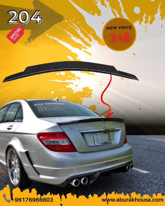 w204 rear spoiler