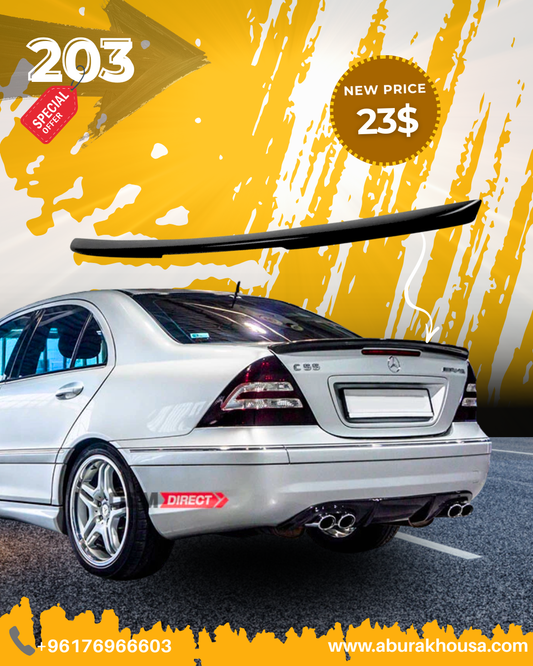 Mercedes-Benz W203 Trunk Spoiler