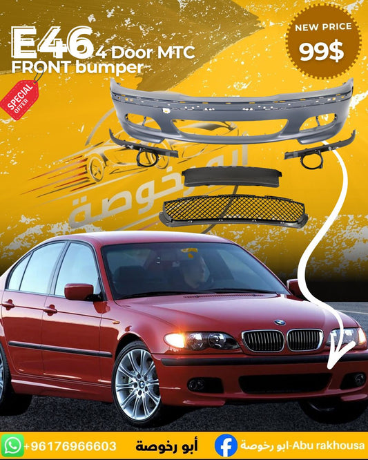 BMW E46 4-Door MTC Front Bumper