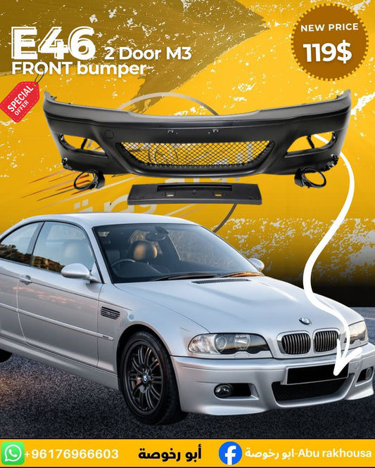 BMW E46 2-Door M3 Front Bumper