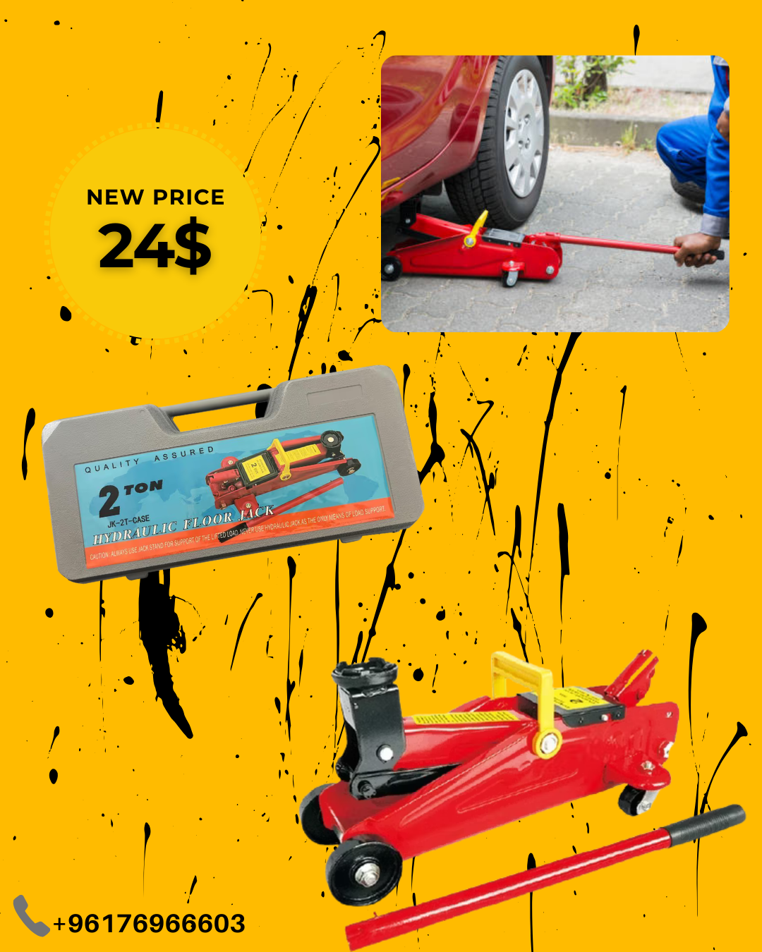 2T Hydraulic Floor Jack