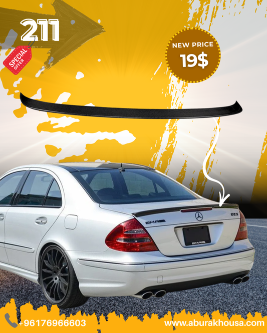 Mercedes W211 Trunk Spoiler