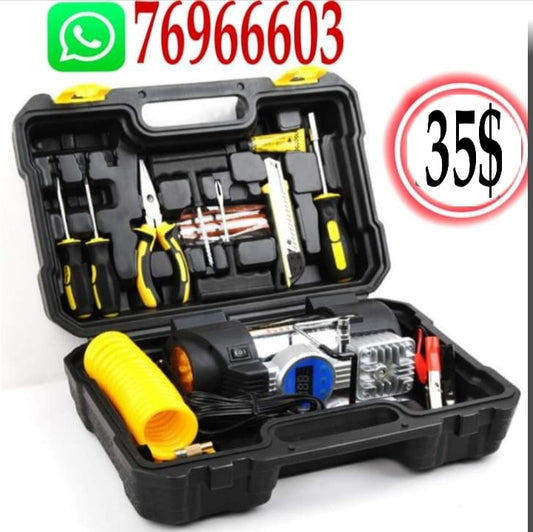 Air Inflator With Tool Kit