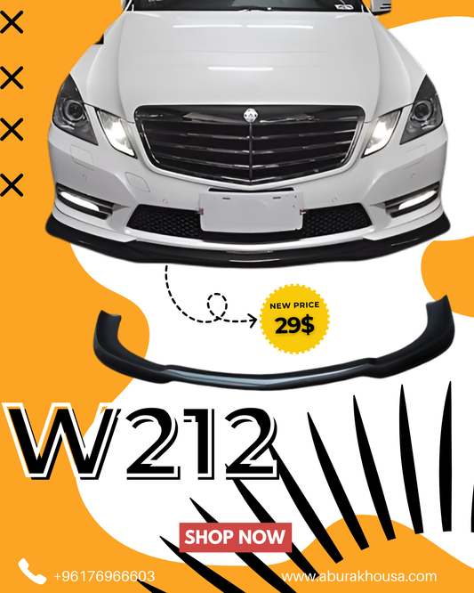 Front Lip For Mercedes W212