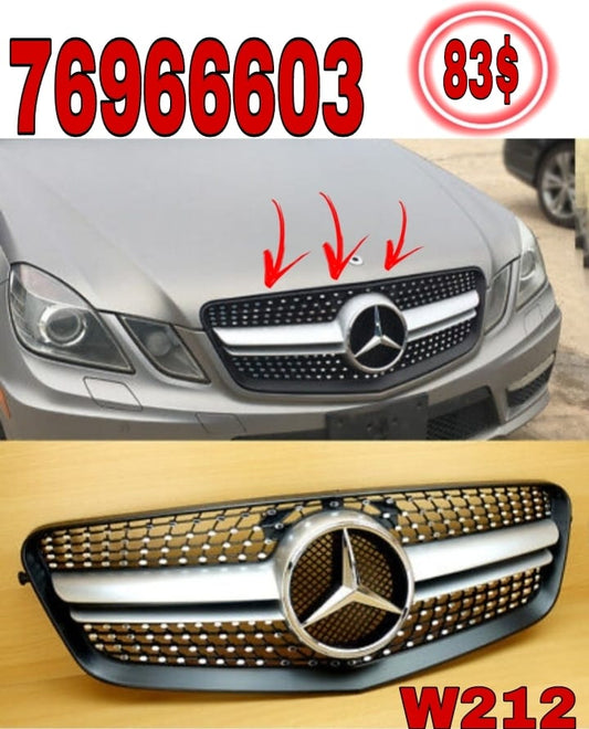 Grille For Mercedes W212 Diamond