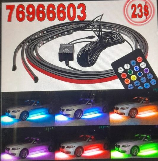 RGB Led Light Under Car