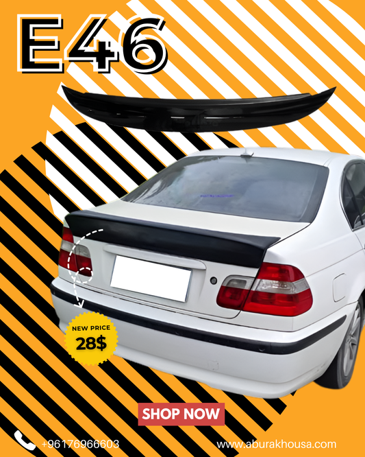 Rear Spoiler For Bmw E46