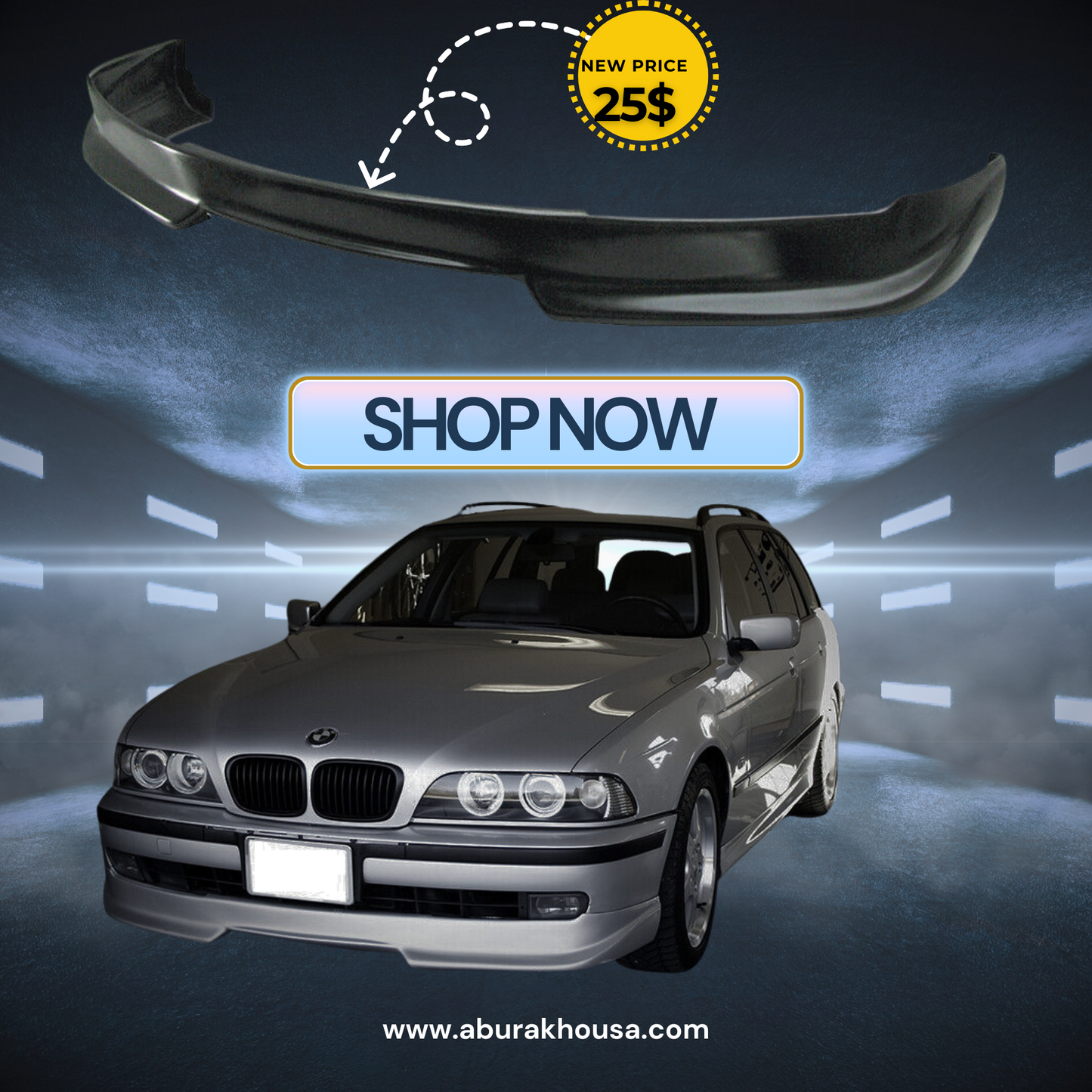 Front Lip For Bmw E39 Original