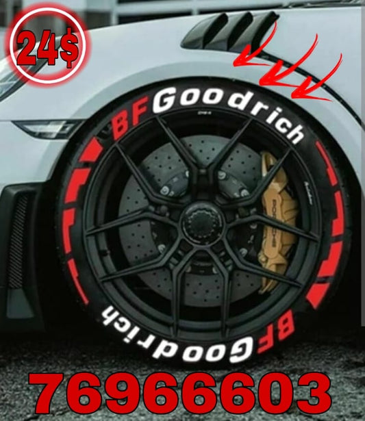 Wheel Sticker 4 wheels