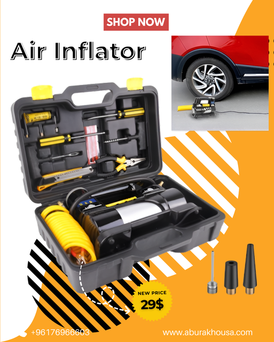 Air Inflator With Tool Kit