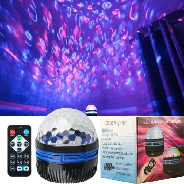 LED Q6 Star Light Projector