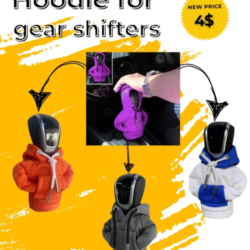 Hoodie for gear shifters