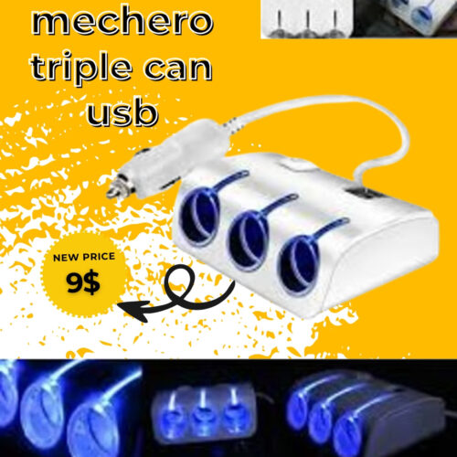 241.jpg Adaptor Mechero Triple Can USB
