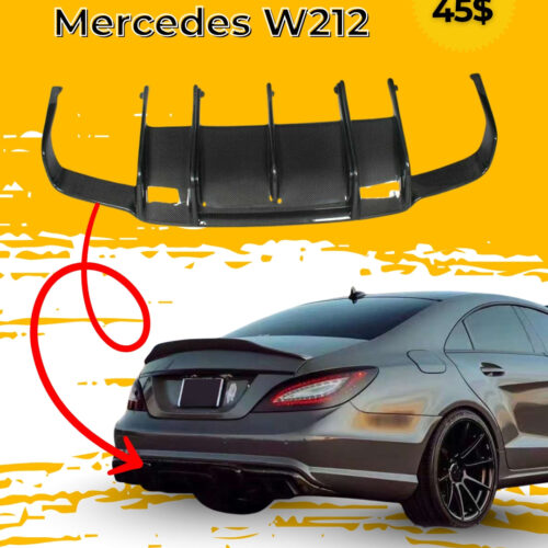Rear Diffuser Mercedes W212