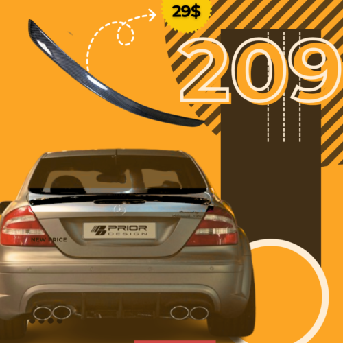 Rear Spoiler For Mercedes W209