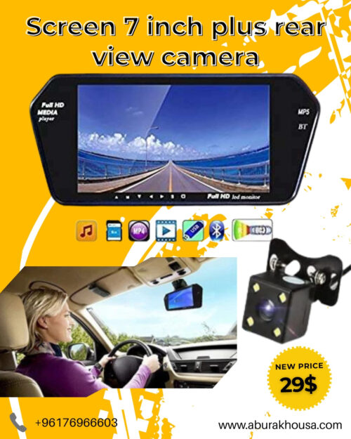 Screen 7 inch + Rear View Camera