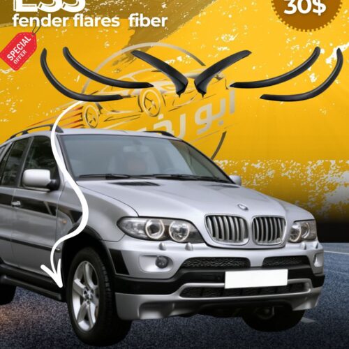 BMW E53 Fender Flares Fiber