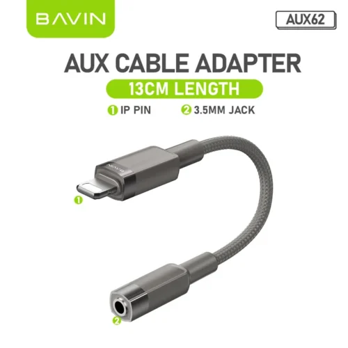 Bavin AUX62 Audio Cable 3.5mm to iPhone