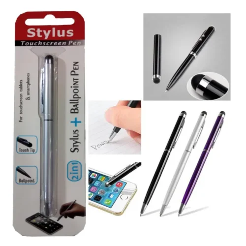 2-in-1 Stylus Touchscreen + Ballpoint Pen