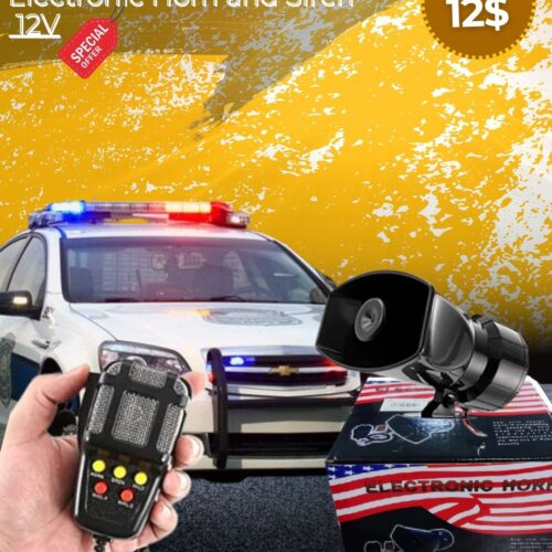 12V Electronic Horn and Siren
