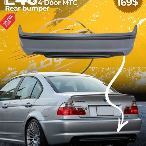 BMW E46 4-Door MTC Rear Bumper