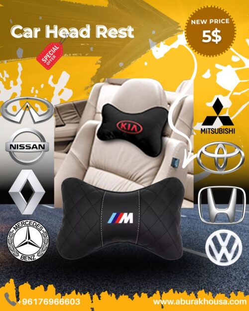 Car Head Rest (Premium Comfort & Style)