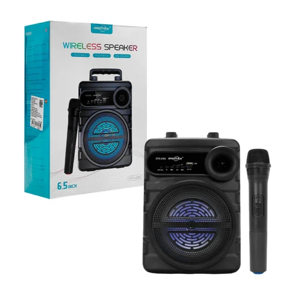 Greatnice GTS-2065 Wireless Speaker 6.5" with Microphone