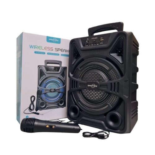 Greatnice GTS-2555 Portable Speaker 8" with Microphone