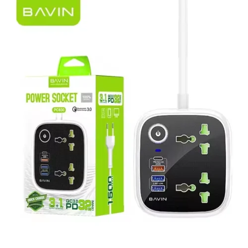 Bavin PC830 Power Socket with USB & PD 32W