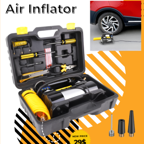Air Inflator With Tool Kit