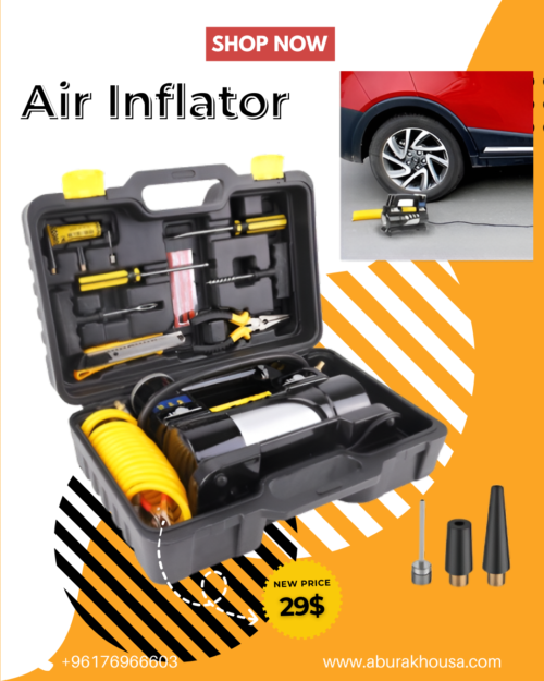 Air Inflator With Tool Kit