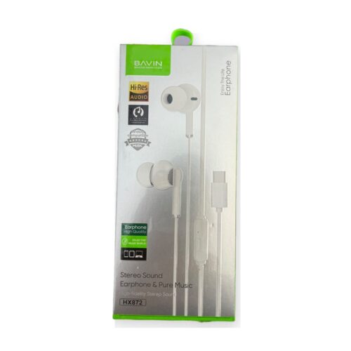 Bavin HX872 Wired Earphones Type-C