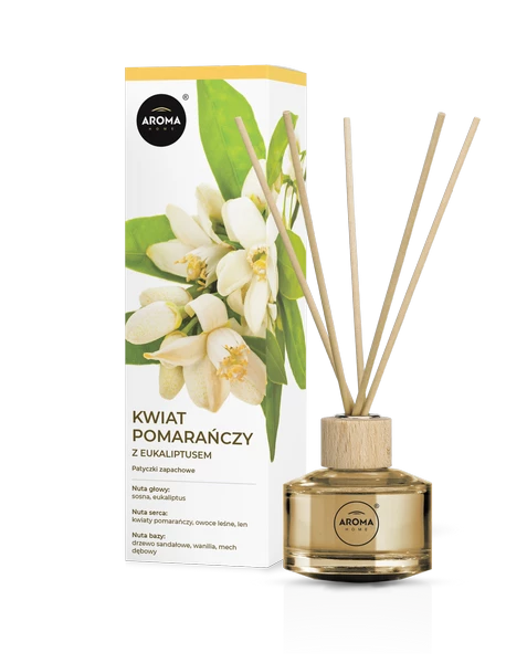 Aroma Home Basic Reed Diffuser 50ml – Orange Blossom with Eucalyptus
